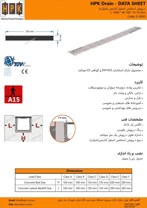 گاترهای استیل